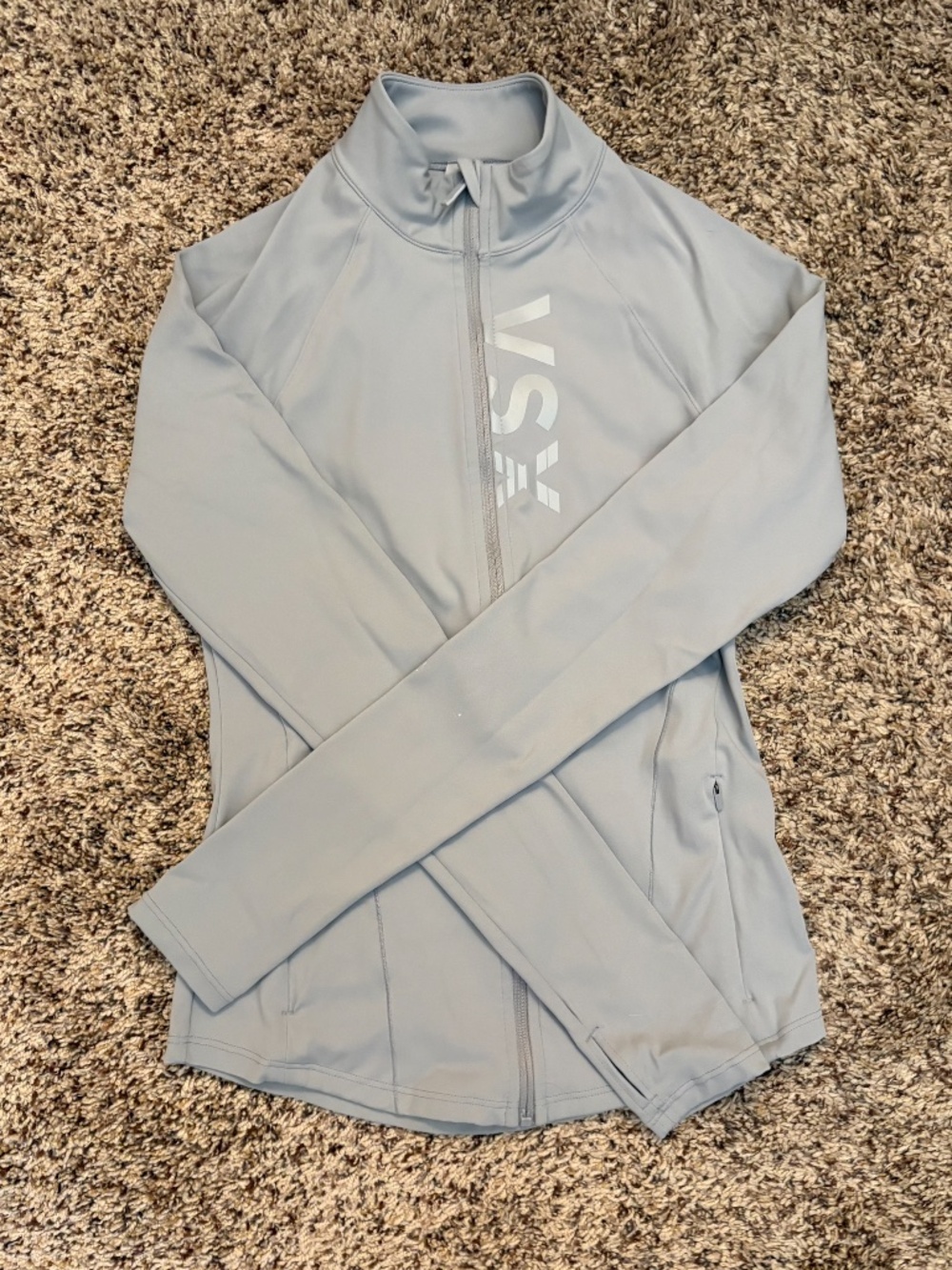 VSX Sport Elevate Full-Zip Jacket Gray XS | NWOT - Sterling Silver - Picture 2 of 8